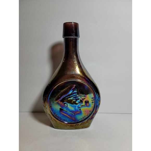Wheaton Vintage General Douglas MacArthur Carnival Glass Decanter/bottle - Picture 2 of 4